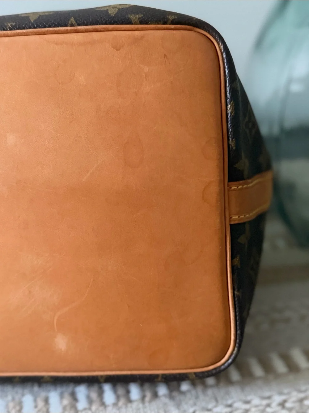 Louis Vuitton Petite Noe Vintage  Monogram Drawstring Bucket Bag